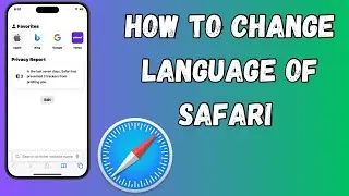 How to Change Language of Safari Browser in any iPhone | 2024