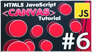Create Canvas OBJECTS with LOOPS |  HTML5 Canvas JavaScript Tutorial [#6]