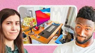 MKBHD Reacts to His Team's Home Desk Setups