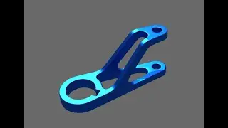How to create a swing arm from two parts in design spark mechanical