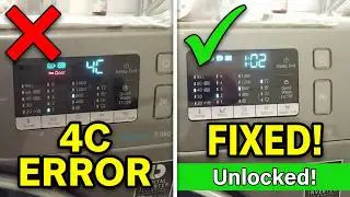 Samsung Washing machine - 4C error (Door Locked)