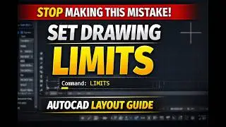How to Set Drawing Limit in AutoCAD (Step-by-Step for Beginners) | Layout & Plot Setup