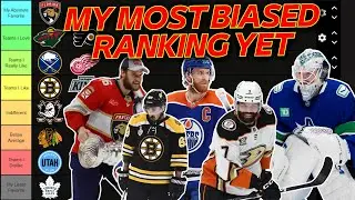 Tier Listing My Favourite NHL Teams