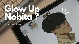 Drawing Nobita but way cooler - Draw with me