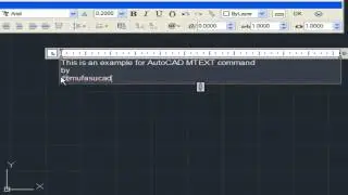 Understanding AutoCAD Mtext Command