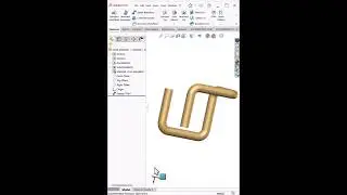 3D Pipe Design in SolidWorks | 3D Sketch & Sweep Tutorial 
