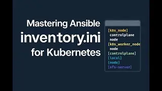 19.How to Organize Ansible Inventory for Kubernetes Clusters (Step-by-Step) | devops_tutorial