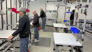 Frictionless, one Piece Flow for the Assembly of a 250 LB Product