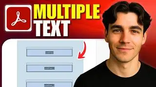 How To Select Multiple Text Boxes In A PDF File In Adobe Acrobat Pro DC (Tutorial 2026)
