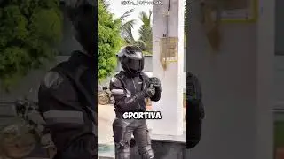 Perché questo motociclista tratta la sua moto come un bambino? 🥹🏍️