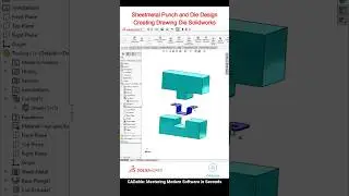 Sheetmetal Punch and Die Design | Creating Die Design Solidworks 