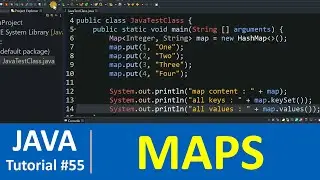 Java Tutorial #55 - Java Map Interface with Examples (Map Data Structure)