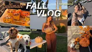 the ULTIMATE fall vlog 🍂 (cooking, shopping, home upgrades) + life update