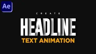 Paper Folding Text Animation in After Effects | Smooth Text Animation After Effects Tutorial