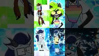 DAVE ALL TRANSFORMATIONS // Rocky Rakoon Animation Meme 