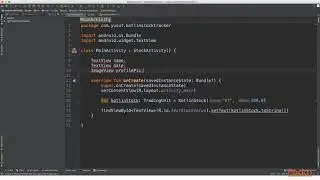 Kotlin for Android Developers: Life after findViewById| packtpub.com