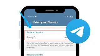How to delete telegram account permanently