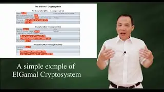 The ElGamal Algorithm:  a simple example