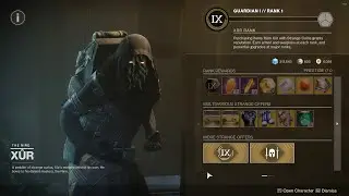 Destiny 2 | Xur's Location at Bazaar (Tower)