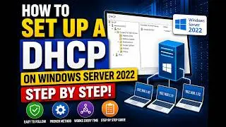 How to set up a DHCP on Windows Server 2022 step by step!