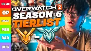 Overwatch 2 - Season 6 Ranked Tier List (Top500)