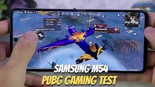 Samsung Galaxy M54 (Exynos 1380 / 120Hz Display) PUBG Mobile Gaming test :  FPS, Battery test