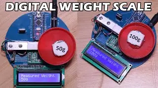 How to Make Digital Weight Scale (PCB Arduino Project)