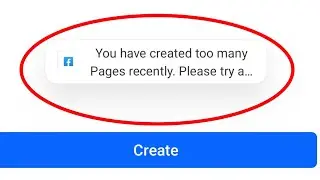 you have created too many pages recently. please try again later. facebook page error