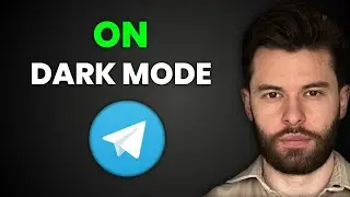 How to On telegram Dark Mode