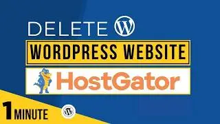 How To Delete WordPress Website From Hostgator 2026 | Unistall WordPress From Hostgator