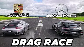 Mercedes-AMG GT Black Series vs. Porsche GT2 RS | DRAG RACE