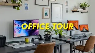 DREAM OFFICE SETUP -  2021 Modern Desk Setup + Tour
