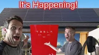 Tesla Solar Install NEXT WEEK!