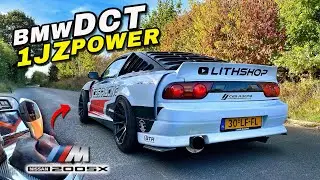 THIS CRAZY M4 DCT 1JZ POWERED NISSAN S13 IS SAVAGE
