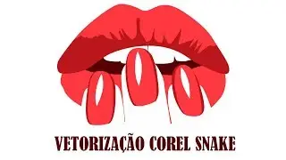 VIDEO AULA COREL DRAW - COMO VETORIZAR NO COREL DRAW // COREL SNAKE