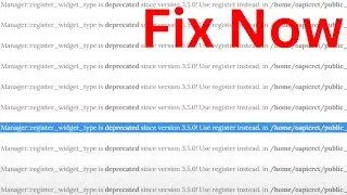 Deprecated since version error 3.5 error fix 2023 ! Wordpress error fix now ! Tech Hacked