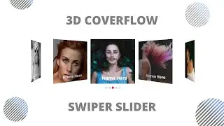 3D Coverflow Swiper Slider | How to use Swiper Slider