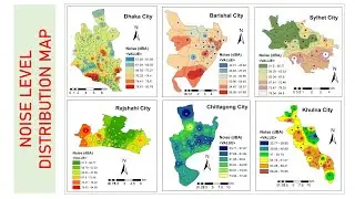 Noise Level Distribution Map of a City Using ArcGIS