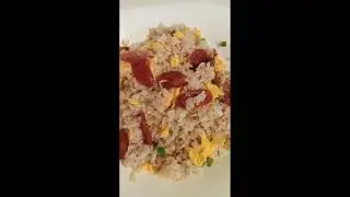 Egg and Sausage Friedrice my version #friedrice