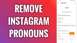 How To Remove Instagram Pronouns