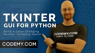 Color Changing Number Guessing Game - Python Tkinter GUI Tutorial 