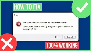 как фиксить // how to fix the application encountered an unrecoverable error roblox