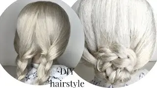 🌸Легкая прическа на корпоратив Beautiful braid hairstyles easy and beautiful braided