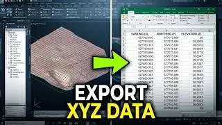 Master Gridded Elevation Exports in AutoCAD Civil 3D