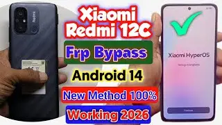 redmi 12c frp bypass 2025 | redmi 12c frp bypass MiUi 14 Setting Not Working Latest Security Update