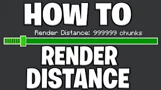 How To Change Render Distance For Minecraft Bedrock Edition! - Xbox, Windows, IOS, Android, Switch