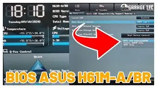 🎥 Configuração da BIOS Asus H61M-A/BR para Boot pelo Pendrive | Passo a Passo Completo 🚀
