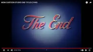 Tex Avery - The Peachy Cobbler End Title (1950)