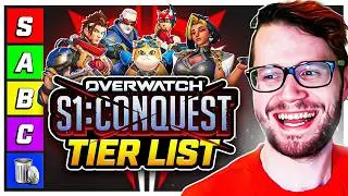 My FULL Season 1 Hero Rankings - Overwatch Tier List