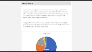 central heating gas and electric energy bill money saving overview